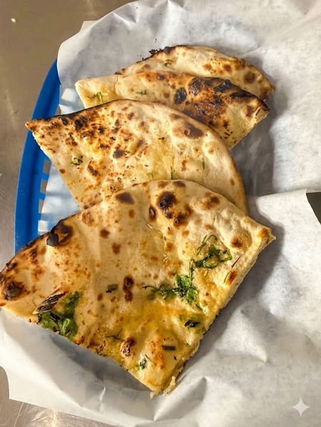Butter Garlic Naan.
